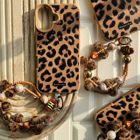 Exotic Leopard Charm Phone Case