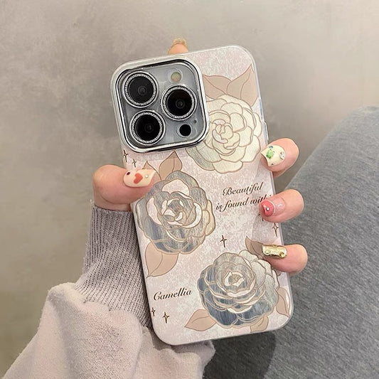 Cute Glitter Flowers Case