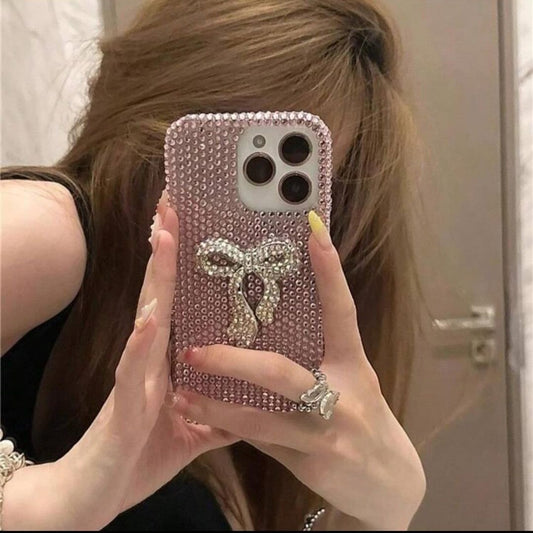 Crystal Bow Bling Phone Case