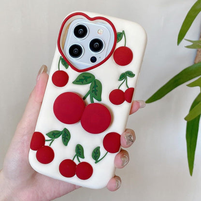 Red Cherry Holder Case