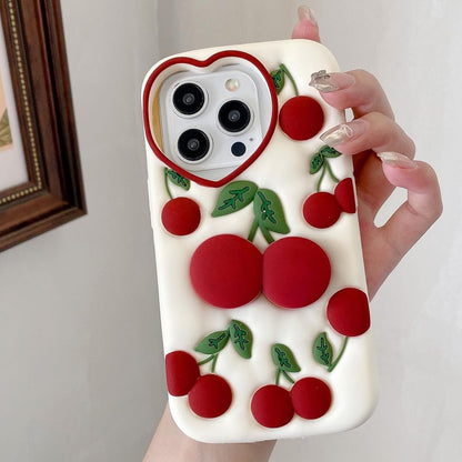 Red Cherry Holder Case