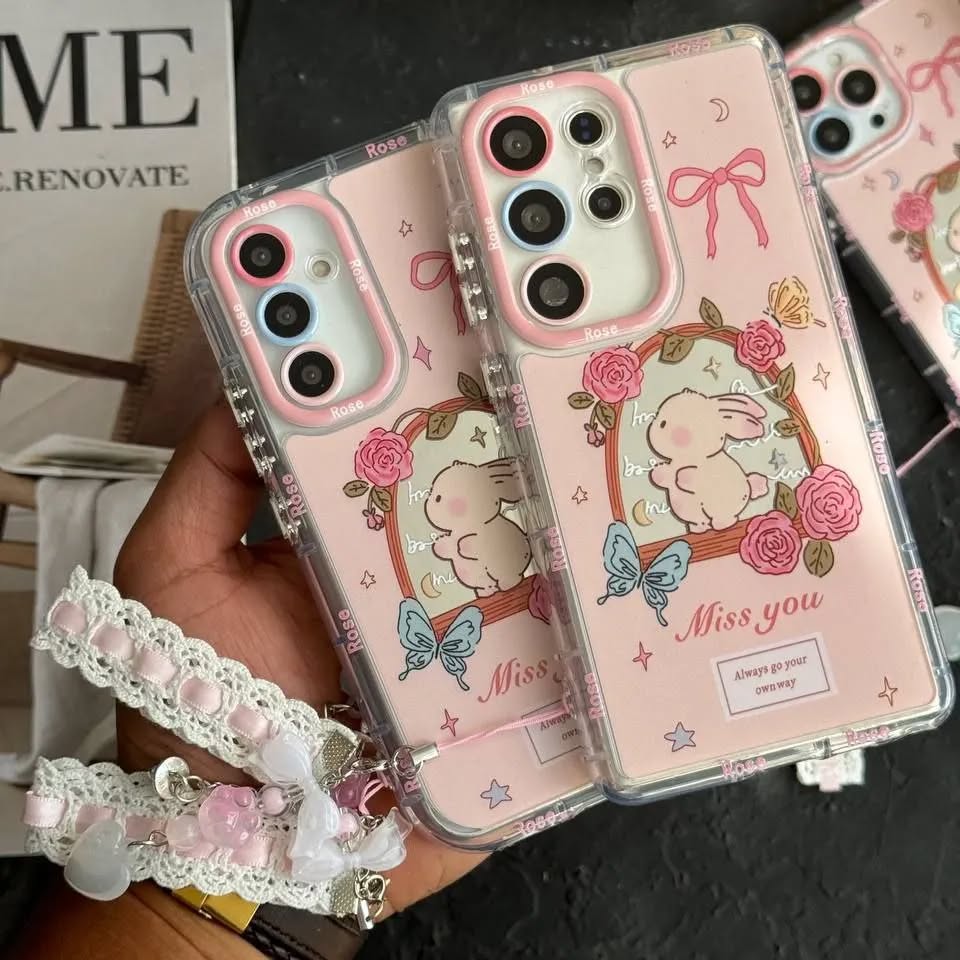 Blossom Bunny Charm Case - Samsung