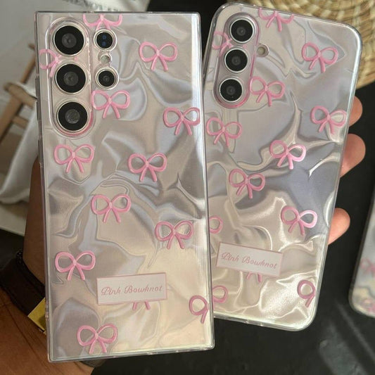 Gemstone Pink Bow Tie Case - Samsung