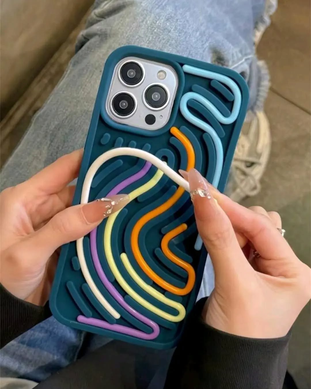 Interactive Silicone Maze Phone Case