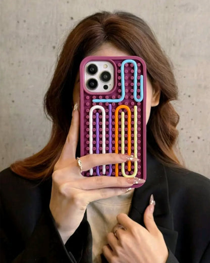 Interactive Silicone Maze Phone Case