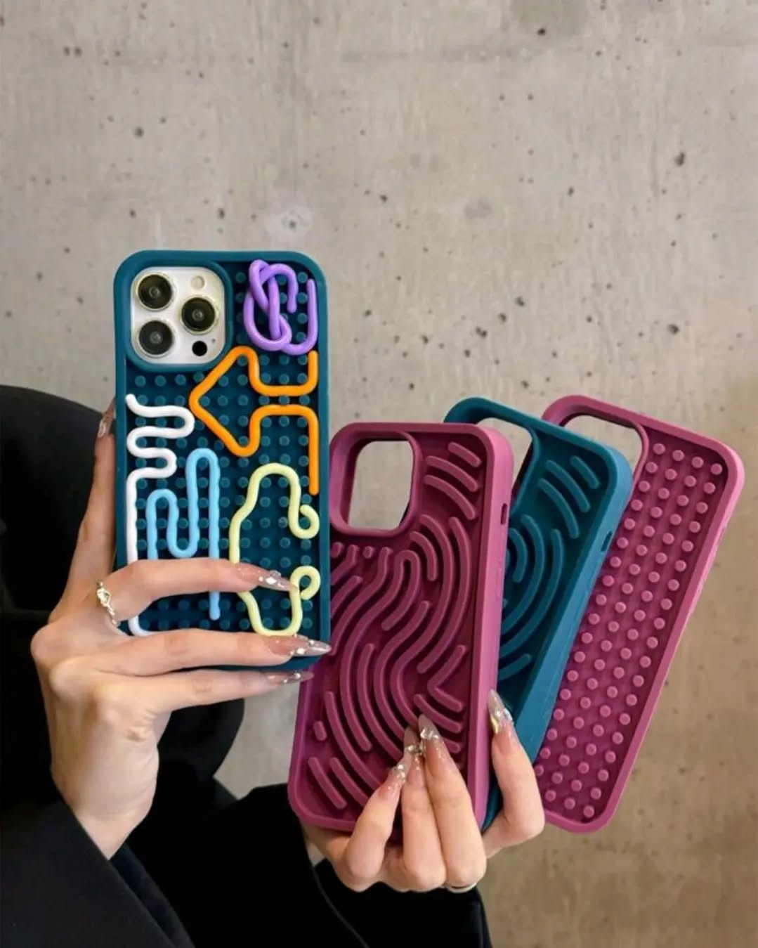 Interactive Silicone Maze Phone Case