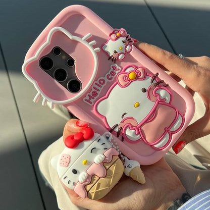 Cute Hello Kitty Frame Case - Samsung