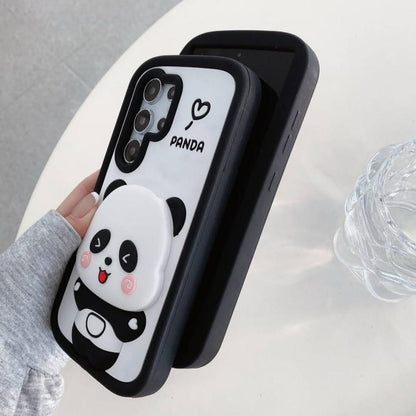 Mirror Head Panda Case - Samsung