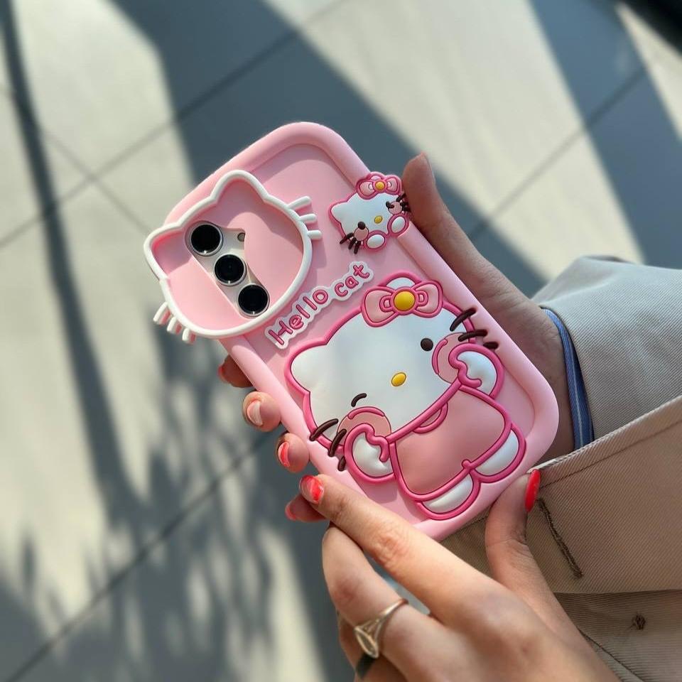 Cute Hello Kitty Frame Case - Samsung