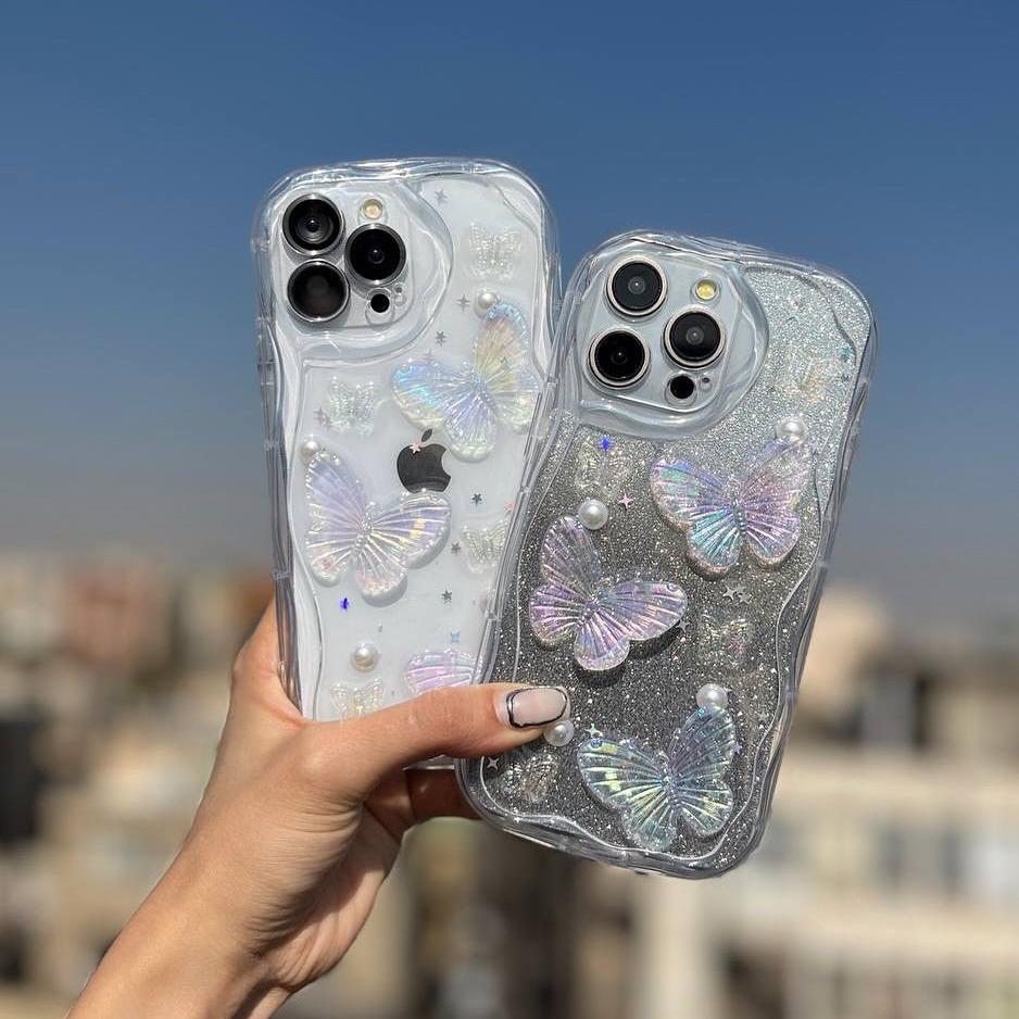 Glitter 3D Butterfly Case