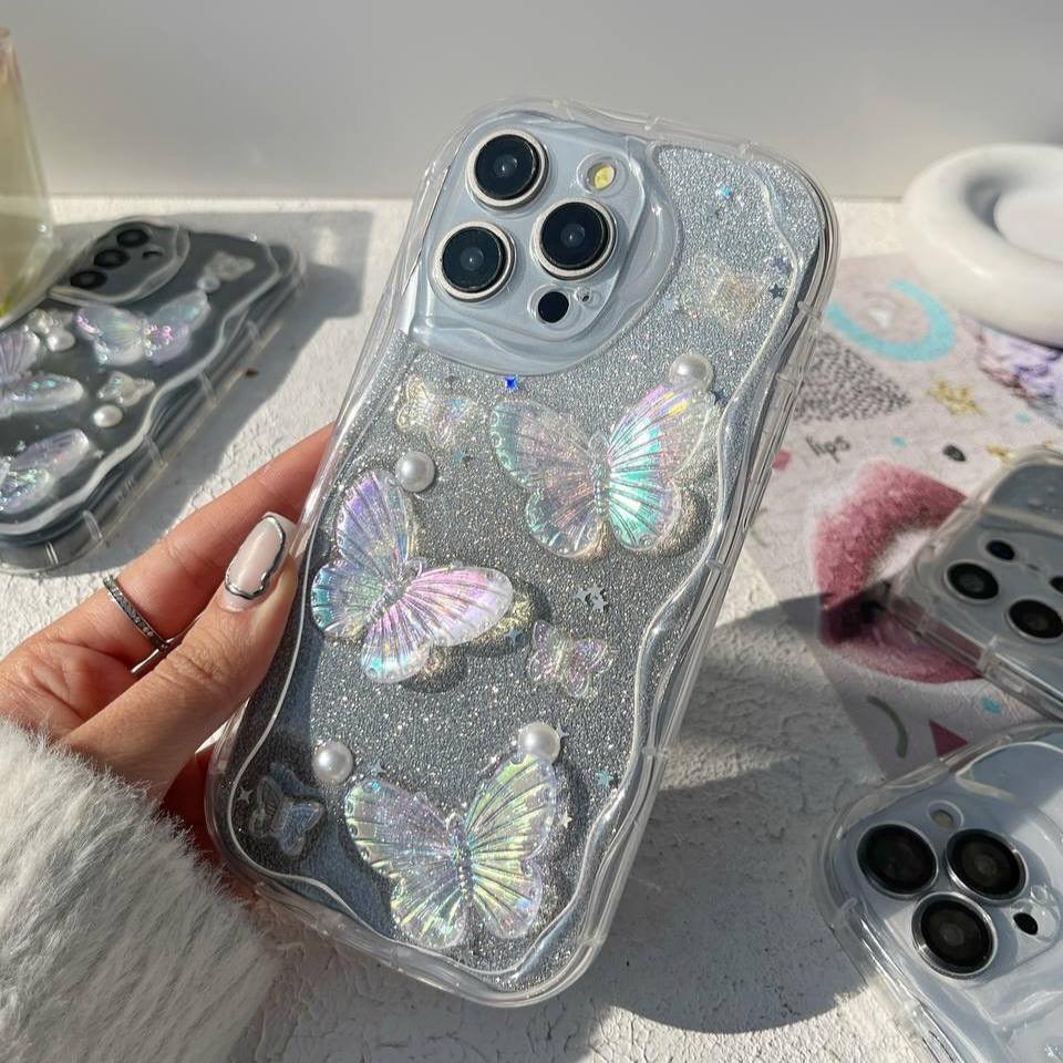 Glitter 3D Butterfly Case