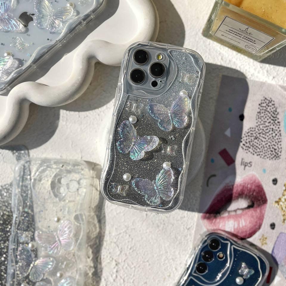 Glitter 3D Butterfly Case