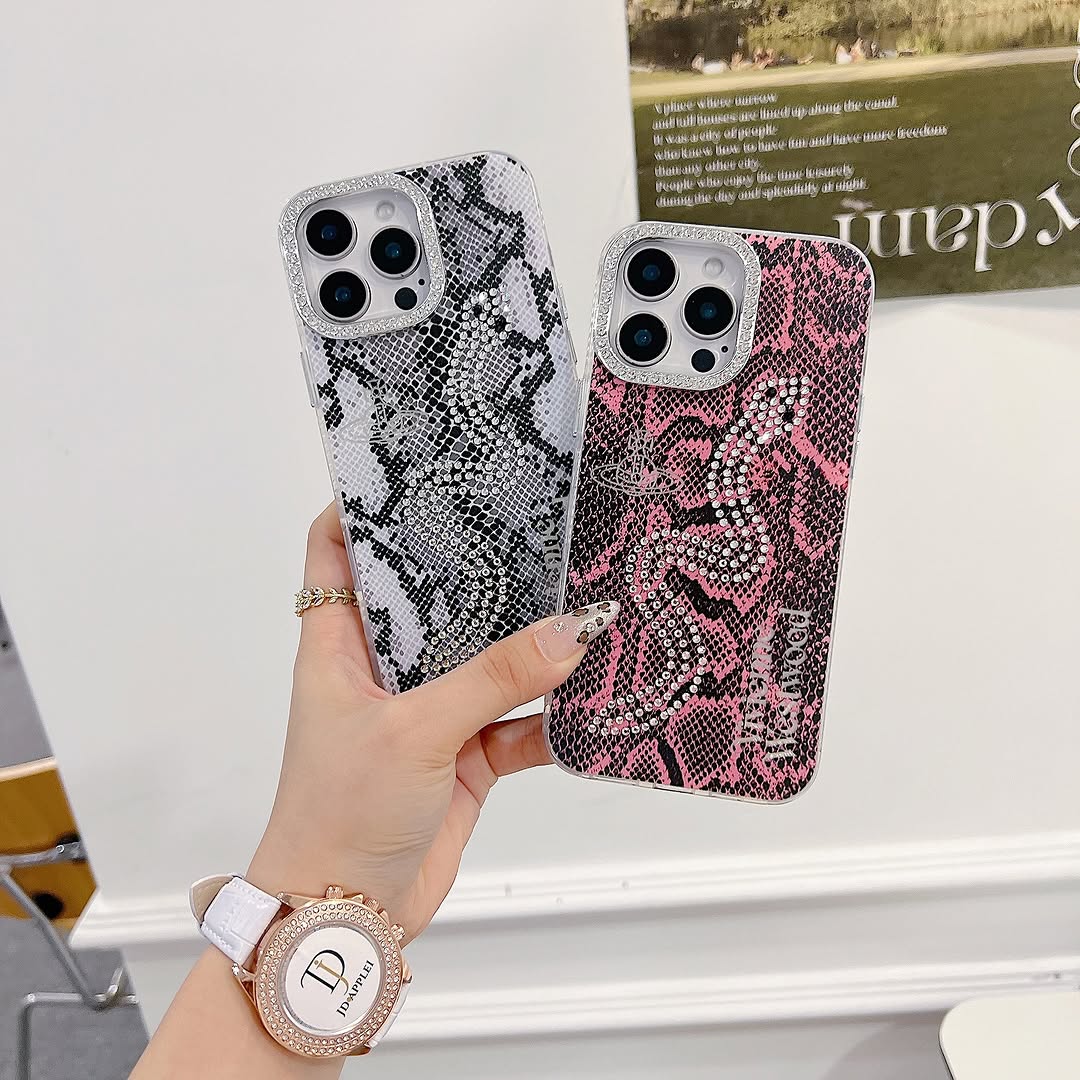 Glam Python Diamond Phone Case