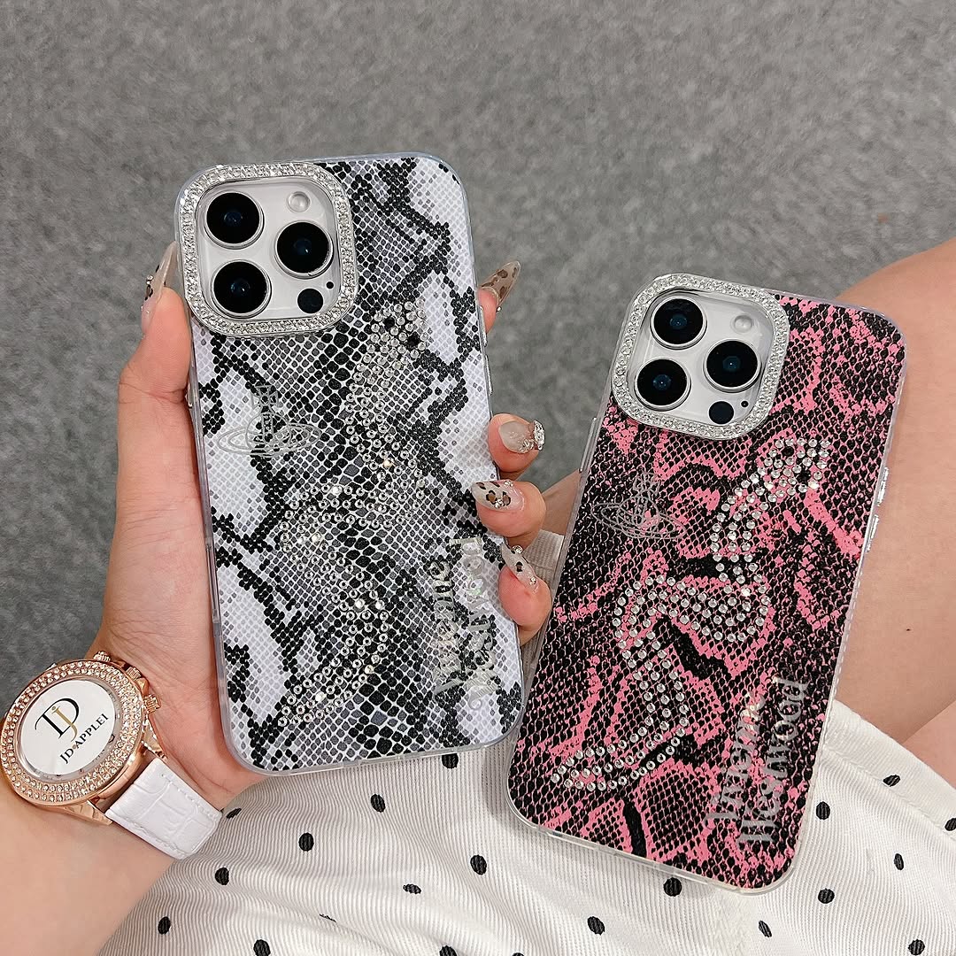 Glam Python Diamond Phone Case