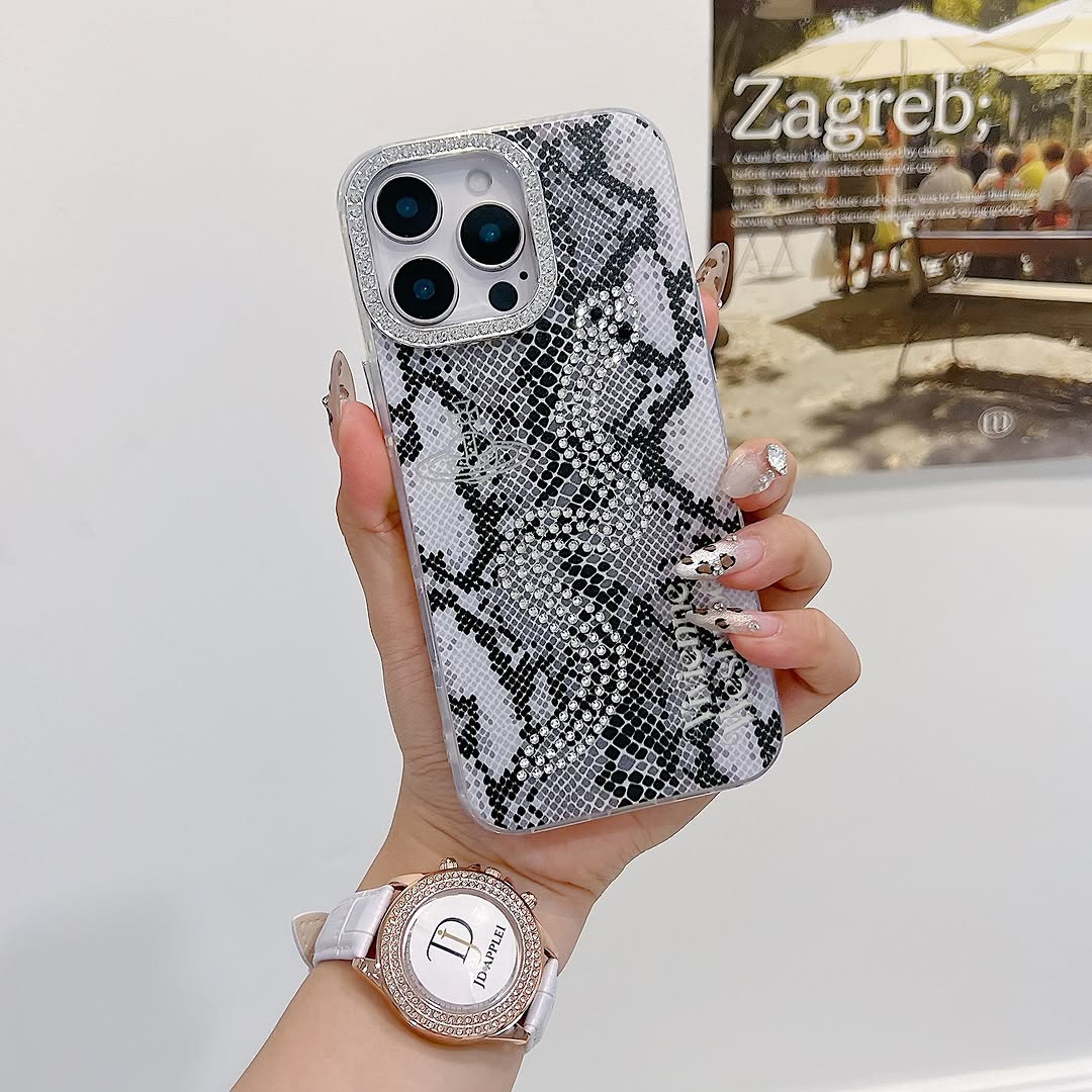 Glam Python Diamond Phone Case