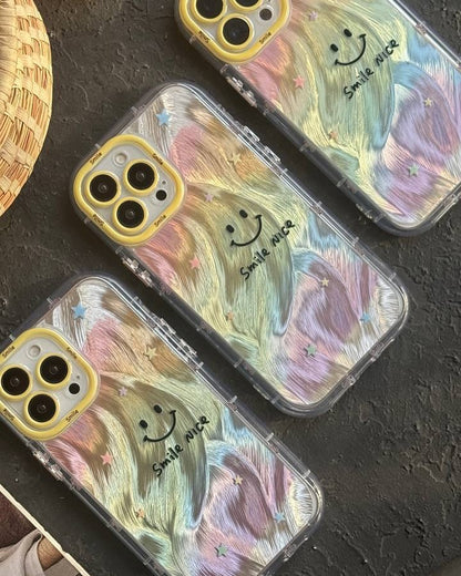 Rainbow Swirl Smile Case