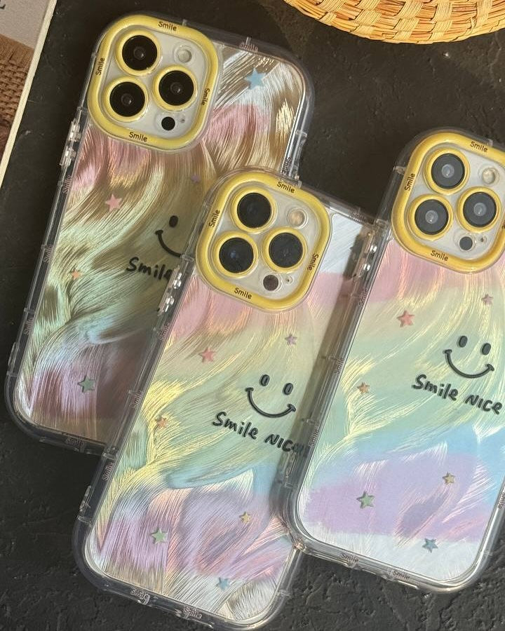 Rainbow Swirl Smile Case