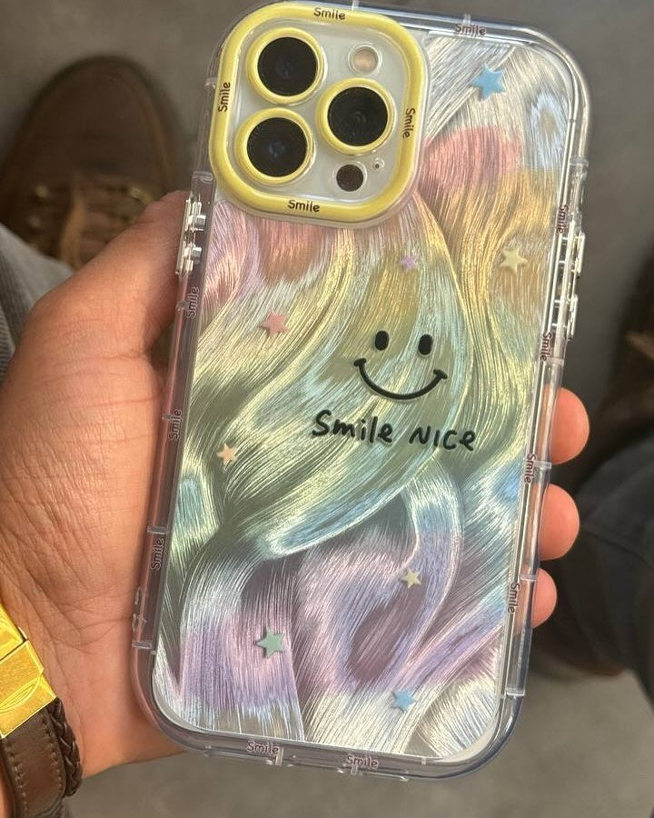 Rainbow Swirl Smile Case