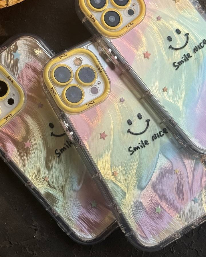 Rainbow Swirl Smile Case