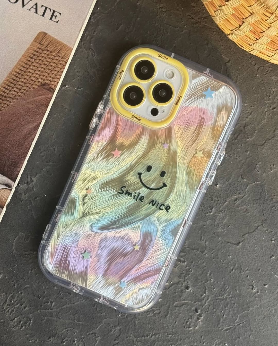 Rainbow Swirl Smile Case