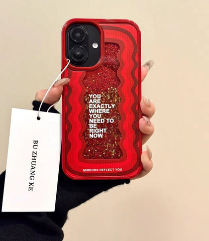 Glitter Vibes Mirror Phone Case