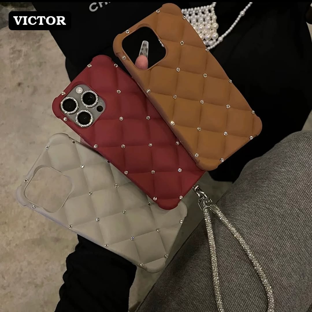 Elegant Quilted Criss-Cross Case