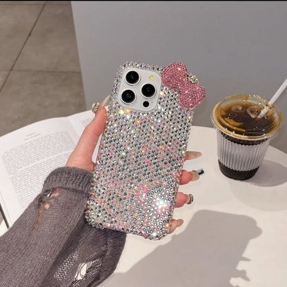 Glam Bow Crystal Shine Phone Case