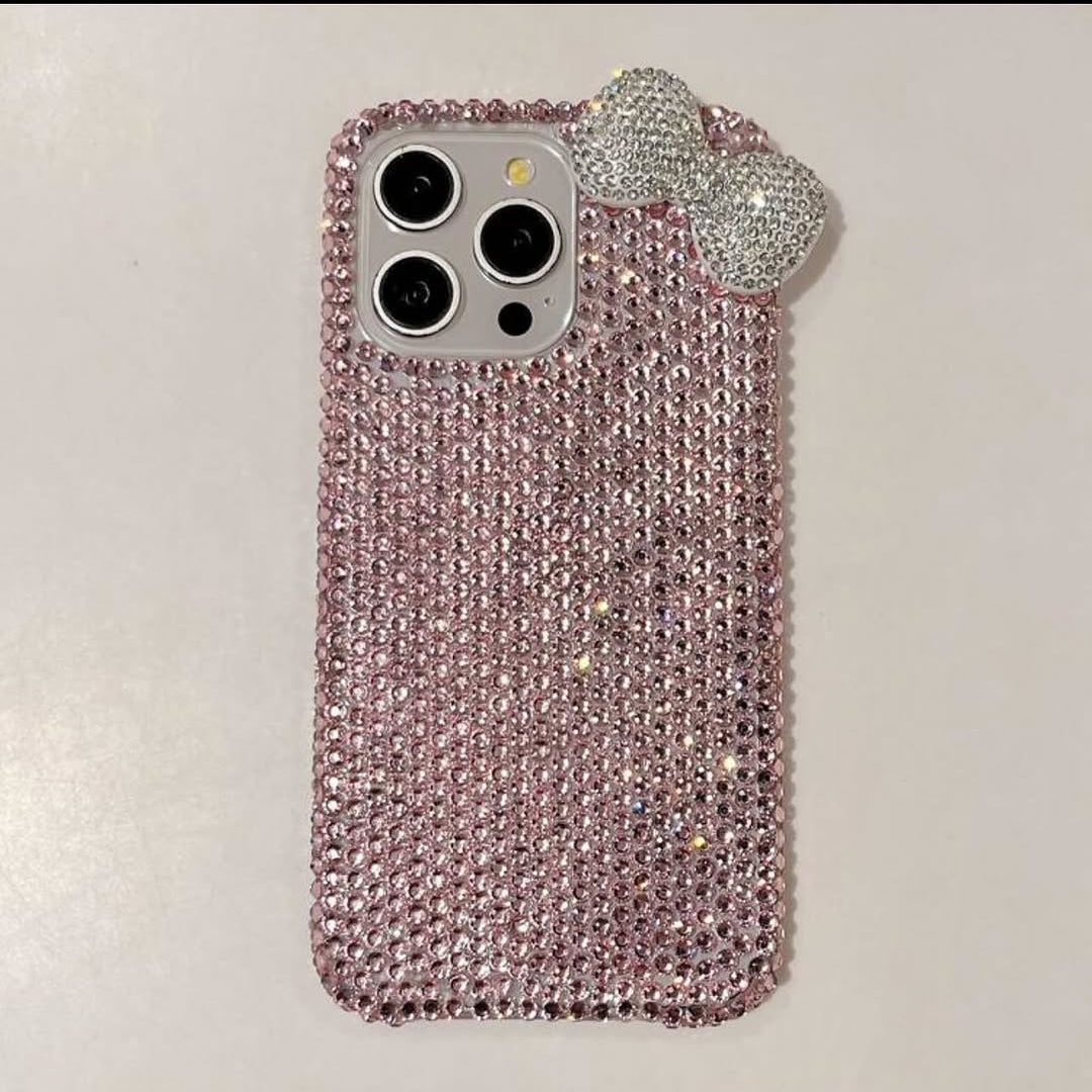 Glam Bow Crystal Shine Phone Case