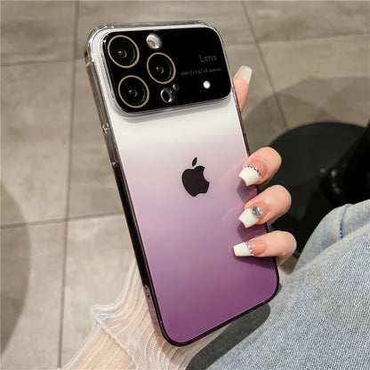 Luxury Gradient Glass Large Window Case - iPhone