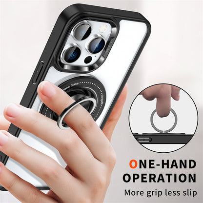 Pristine Invisible Magnetic Ring Holder Case - iPhone