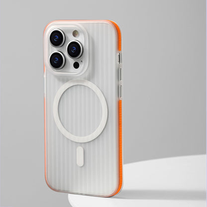 Smooth Corrugated Pattern MagSafe Case - iPhone