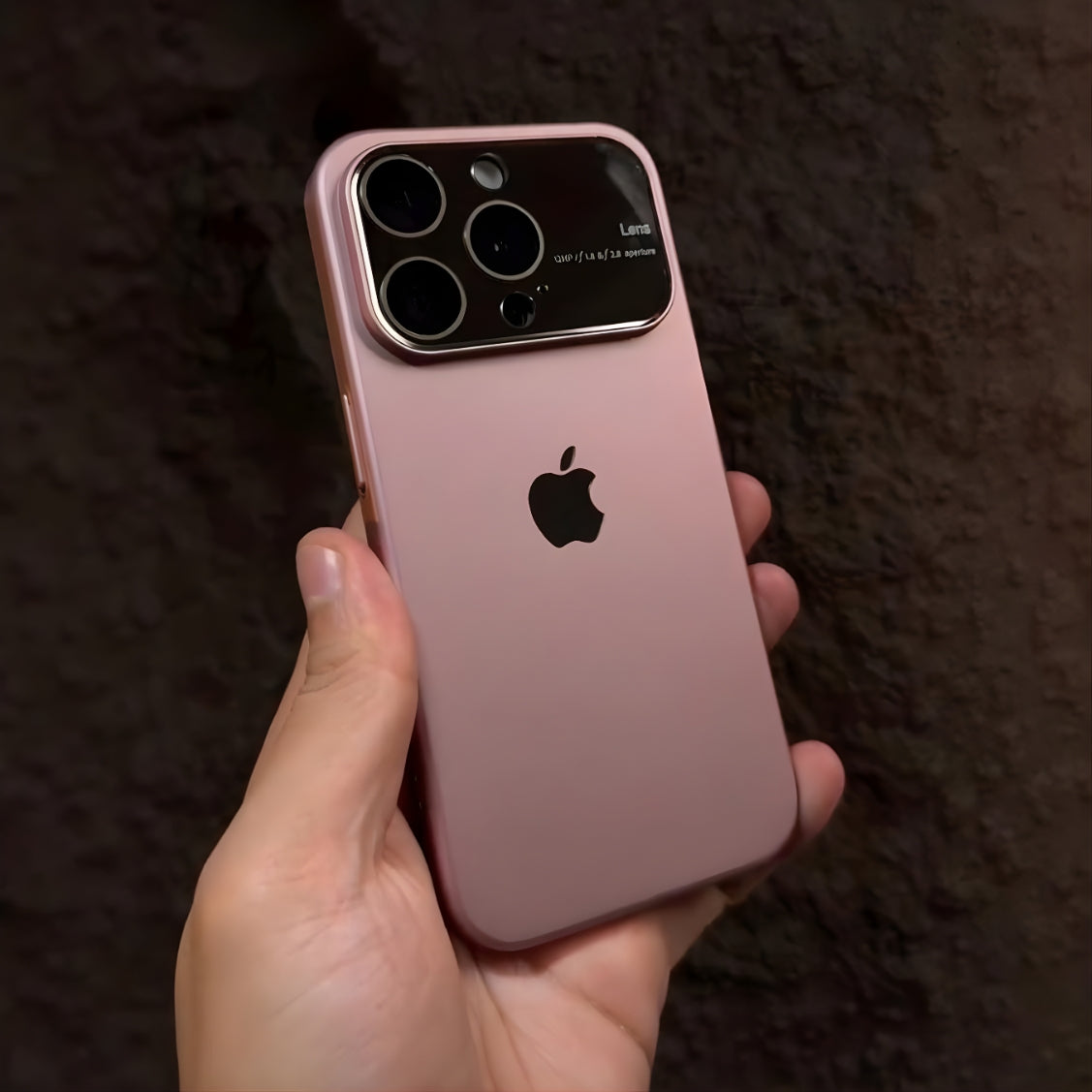 Elegant Blush Matte Shield Case