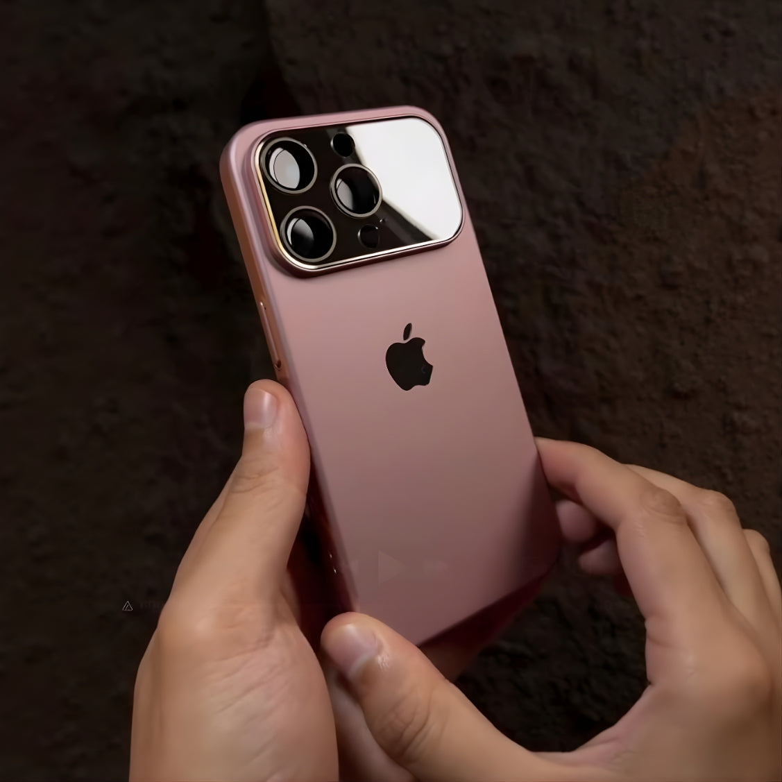 Elegant Blush Matte Shield Case