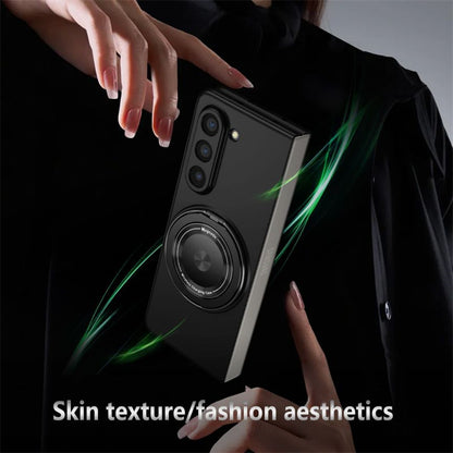 Galaxy Z Fold6 Elegant Magnetic Ring Holder Case