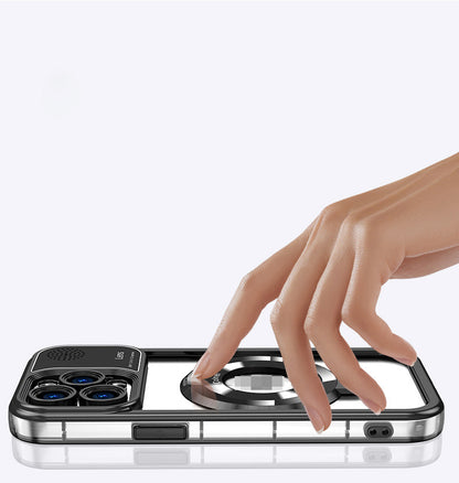 Elegant Electroplated MagSafe Stand Case - iPhone