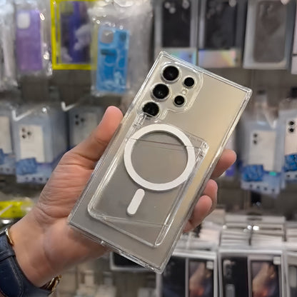 Galaxy S25 Ultra Glide Guard Transparent MagSafe Case- Samsung