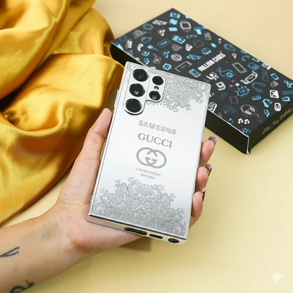 Crafted Silver Luxurious Camera Protective Case