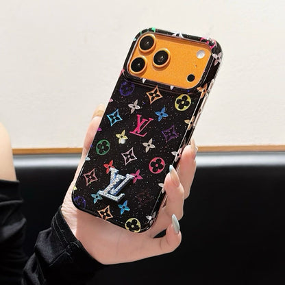 Royal Icon Print Clear Back Case