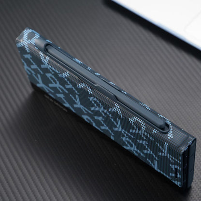 Signature Matrix Code Leather Case