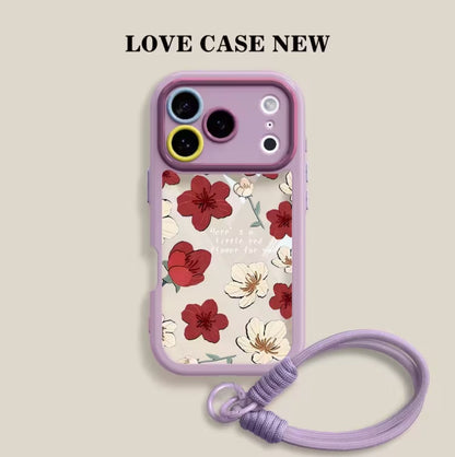 Vintage Flower Carry Charm Case