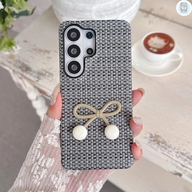 Pretty Bow Woven Case