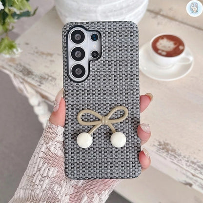 Pretty Bow Woven Case