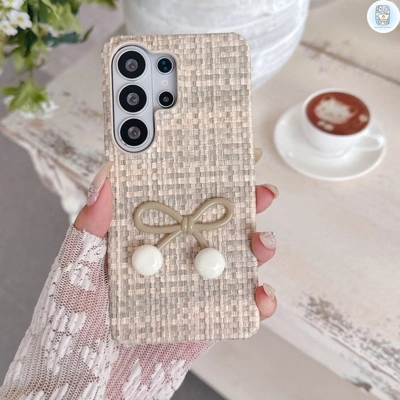 Pretty Bow Woven Case