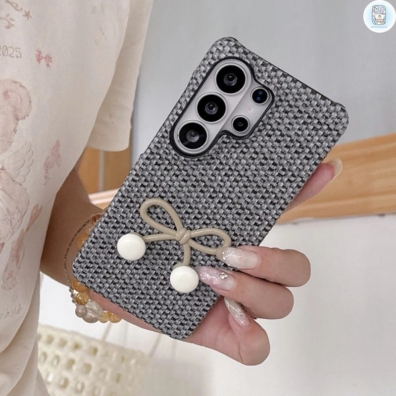 Pretty Bow Woven Case
