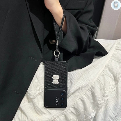 Diamond Teddy Charm Case
