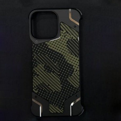 Rugged Camo Armor Metallic Case - iPhone