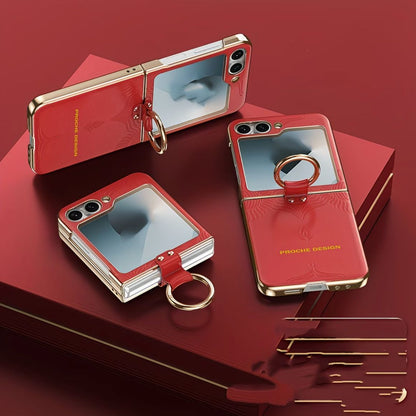 Galaxy Z Flip Series Noble Dynasty Ring Holder Case