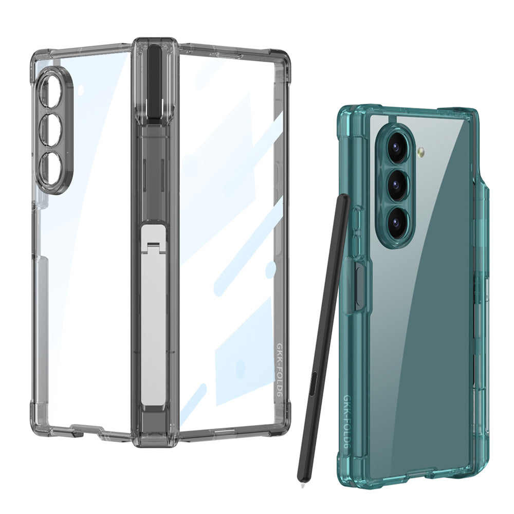 Galaxy Z Fold6 Sleek Airbag Transparent Case with S Pen