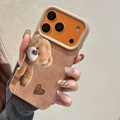Snuggle Heart Warm Teddy Case
