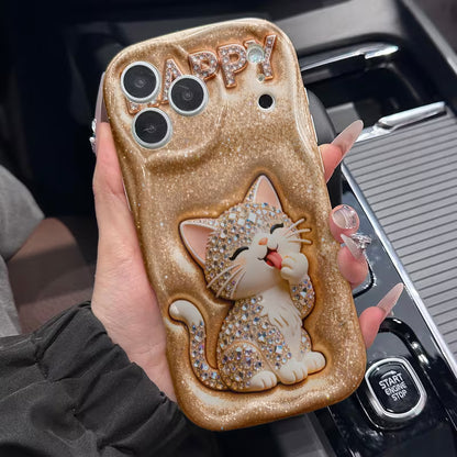 Bling Cat Statement Case